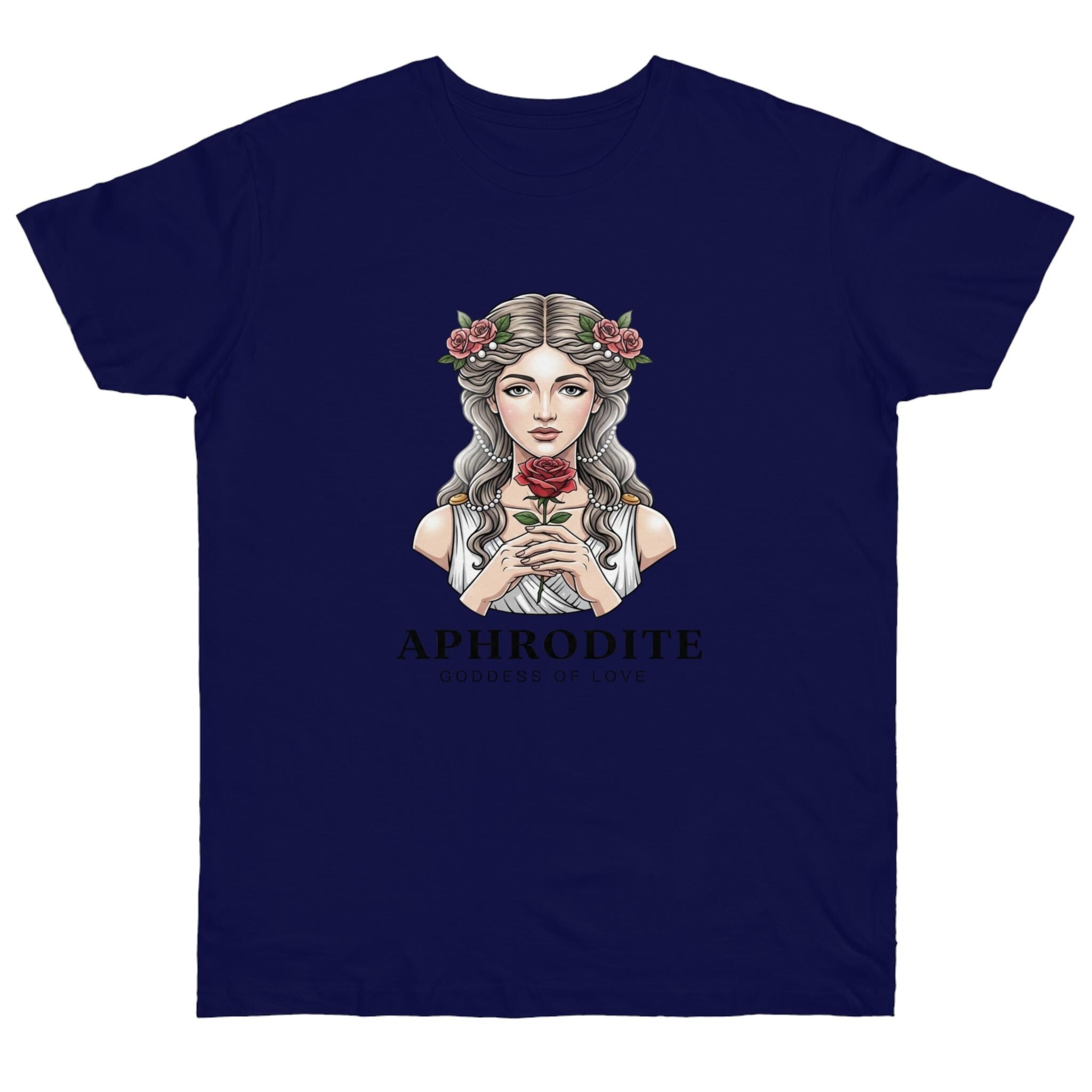 Aphrodite Greek Goddess T-Shirt | Love & Beauty Mythology Apparel | Divine Feminine Design | VellumFlow