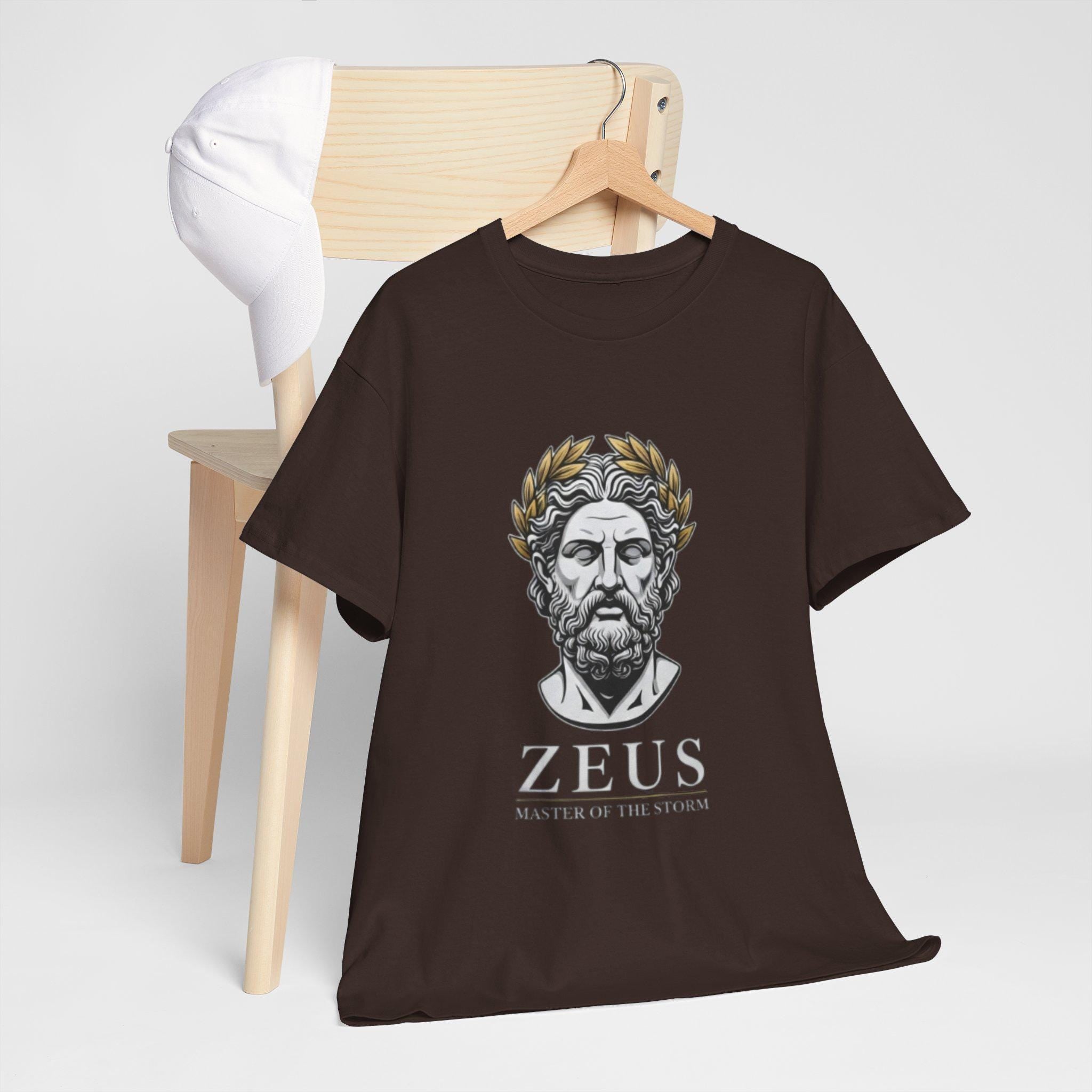 Master the Storm Unisex Heavy Cotton Tee, Perfect Gift for Mythology Lovers, Casual Wear, Birthday Gift, Unique T-shirt