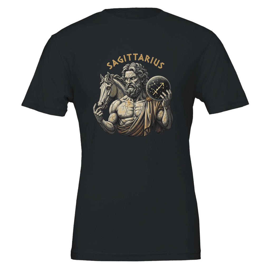 Minimalist Zeus Sagittarius T-Shirt - Unisex Cotton Tee - Perfect Astrology Gift