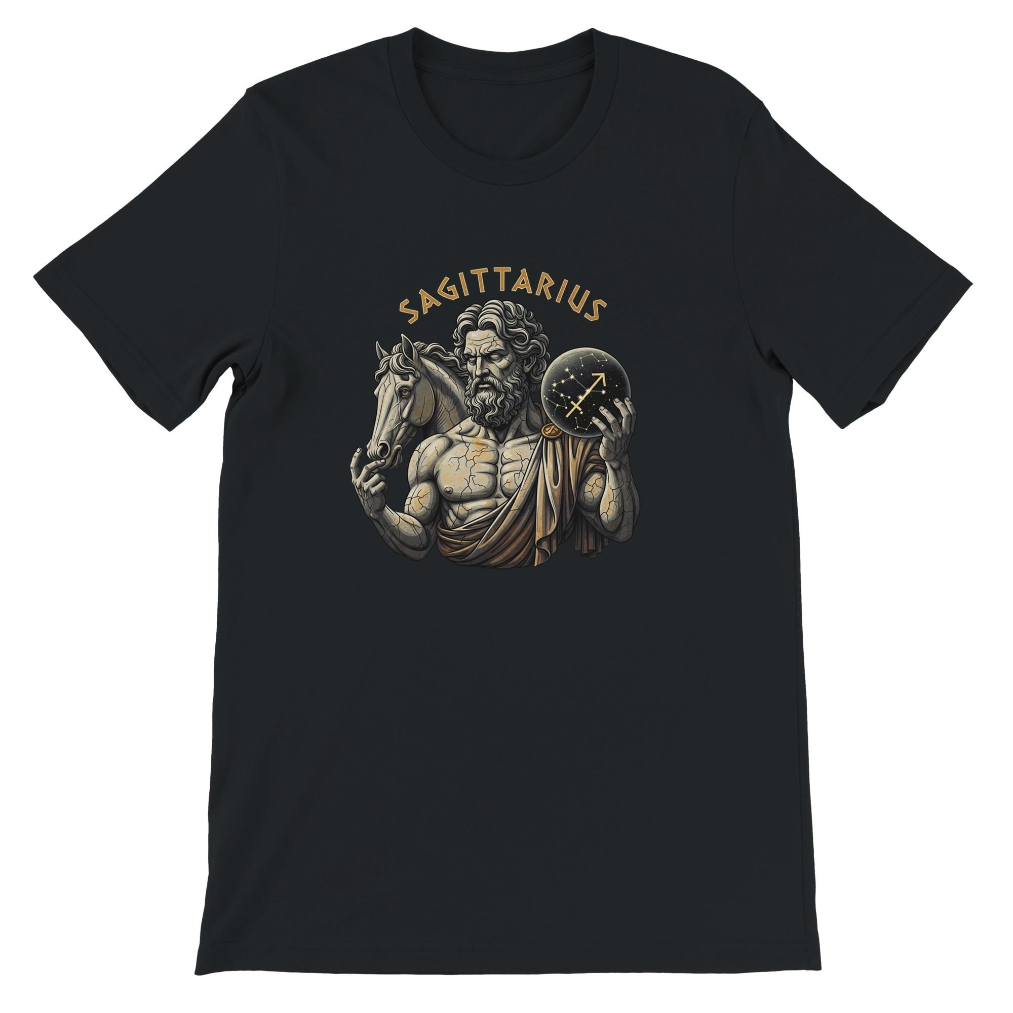 Minimalist Zeus Sagittarius T-Shirt - Unisex Cotton Tee - Perfect Astrology Gift
