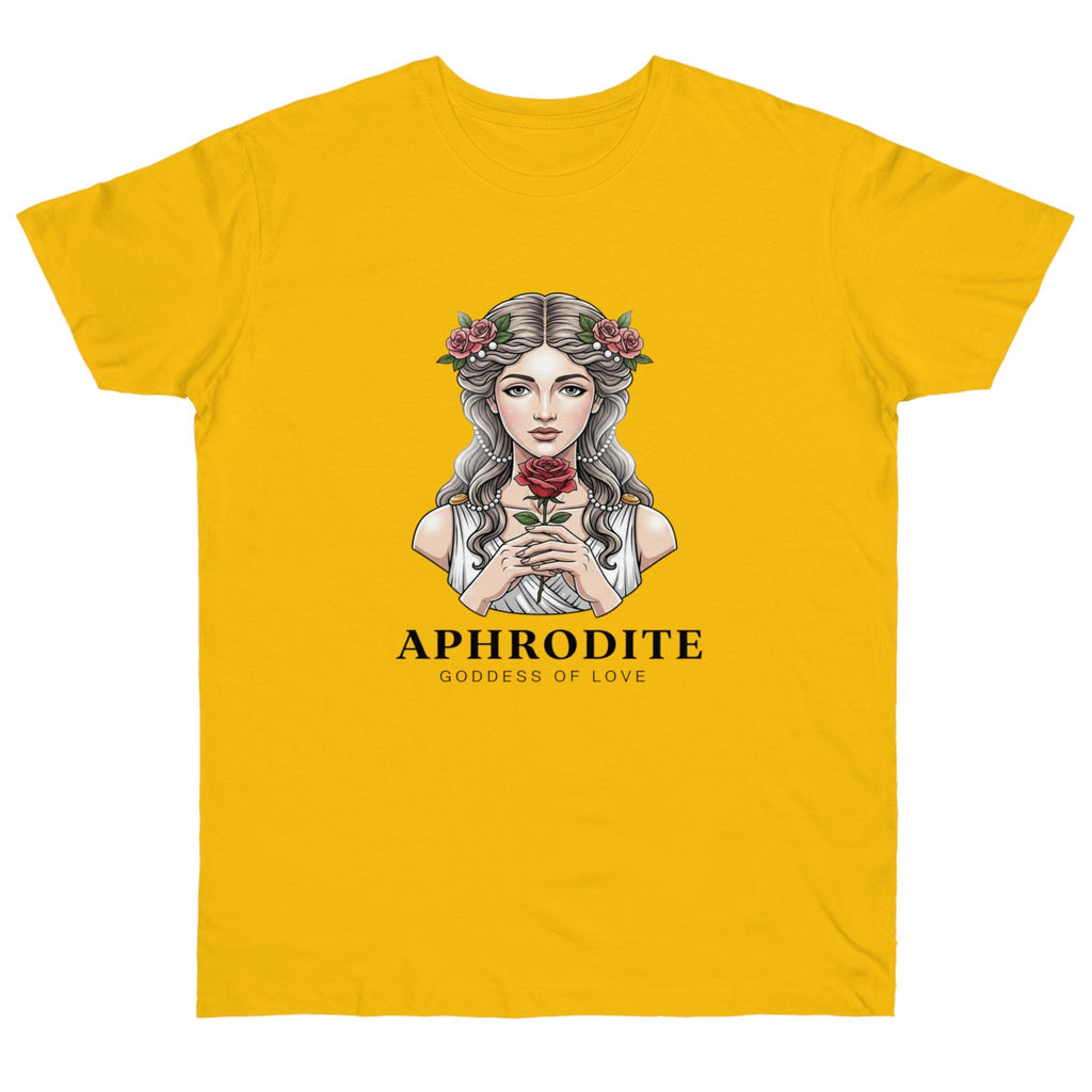 Aphrodite Greek Goddess T-Shirt | Love & Beauty Mythology Apparel | Divine Feminine Design | VellumFlow