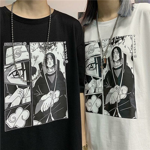 Itachi Uchiha Man summer t shirt Short Sleeve O neck oversized Clothes